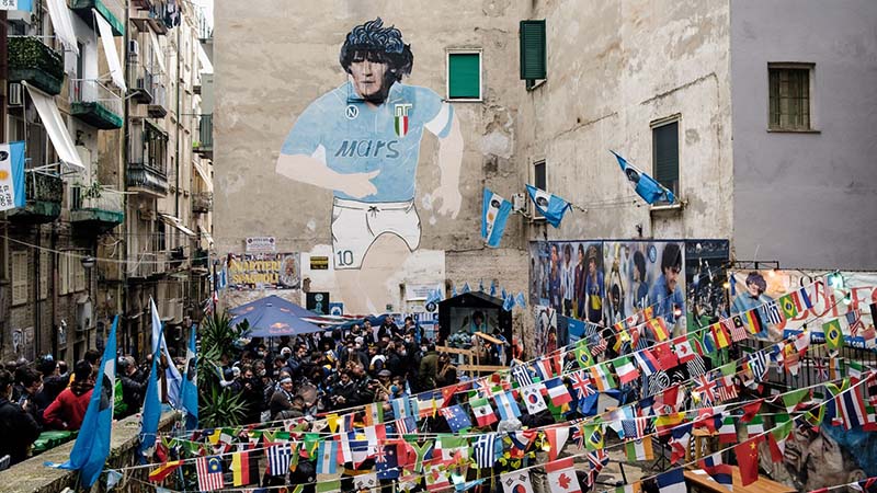murales maradona quartieri spagnoli